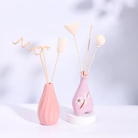 Home Diffuser Decoration Sola Flower Burnt Orange Dried Sola Flowers