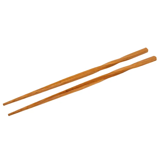 Elegant Lacquered Twisted Bamboo Chopsticks for Stylish Dining