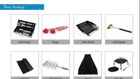 5PCS Golf Shap BBQ Grilling Tool Set, Barbecue Tools with Carry Bag
