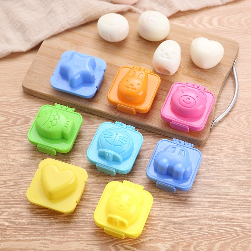 Egg Sushi Rice Ball Mold Set, Rice Shaper, Cartoon Cute Poached Egg Mold, Kitchen Fudge Cake DIY Tool Ci24831
