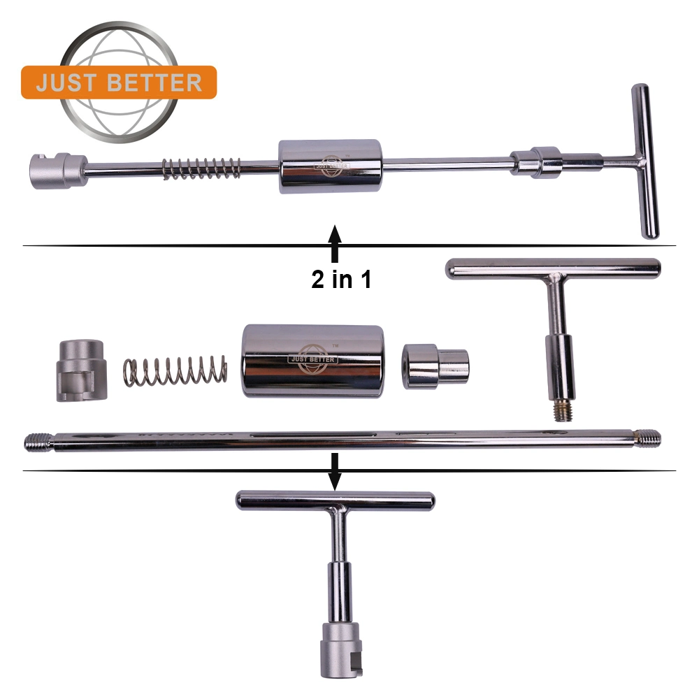Slide Hammer 2 in 1 T Bar Repair Tools Glue Puller Dent Removel Puller Tools