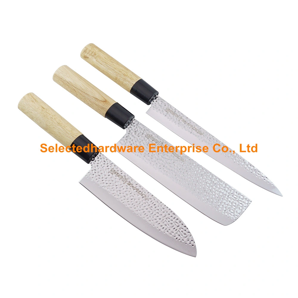 3-Piece Japanese Sushi Chef Knife Santoku Knife Set