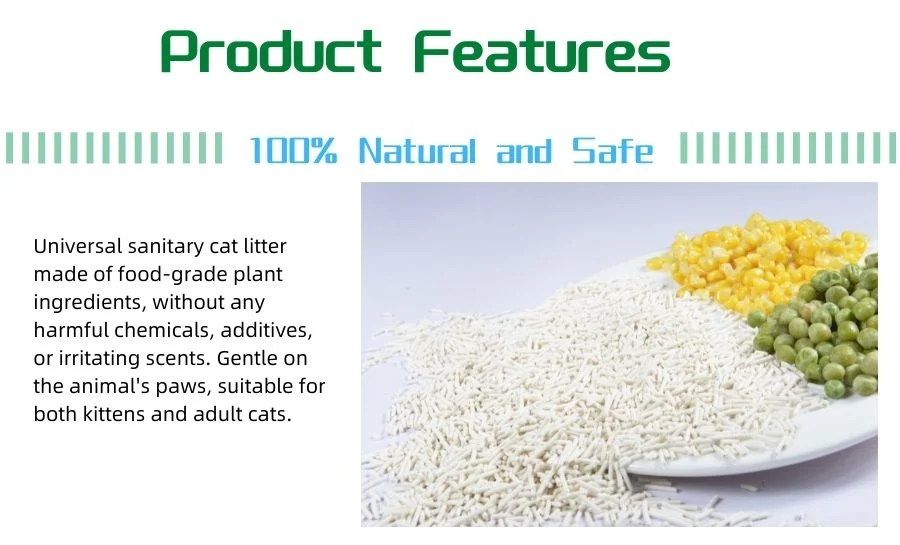 Kittens Favourite Non Sticky Raw Natural Matcha Green Tea/Aloe Vera Clumping Tofu Cat Litter