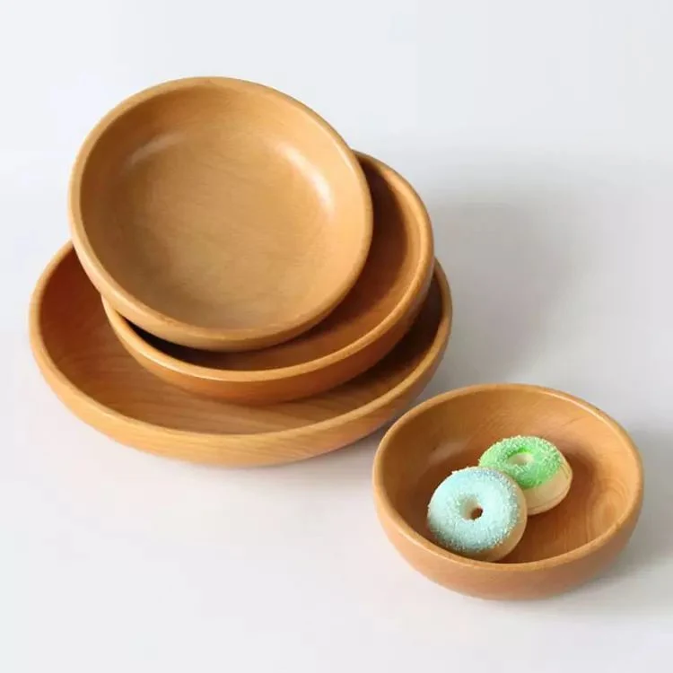 Free Sample Nordic Cereal Food Bamboo Bowl Ice Cream Matcha Dessert Bowls and Plates Sets