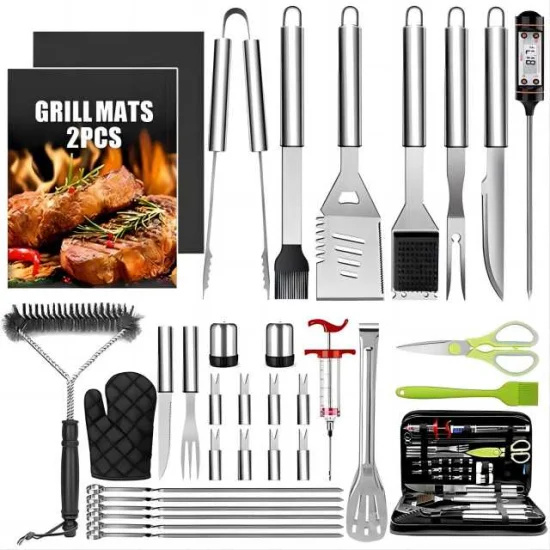 New Outdoor BBQ Kit Parrillero Camping Accessory Portable Korean Barbecue Set BBQ Grill Tool Wholesale Grill Set BBQ Tools
