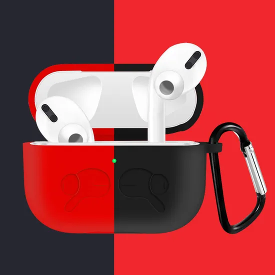 Multi Colors Soft Cute Silicone Protective Charging Case for Air Pods PRO Case, High Quality Air Pod Cover 