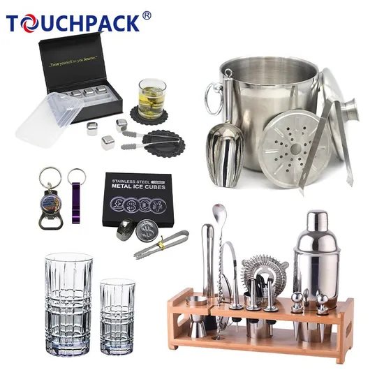 Professional Bar Tools with Cocktail Strainer Customized Logo 