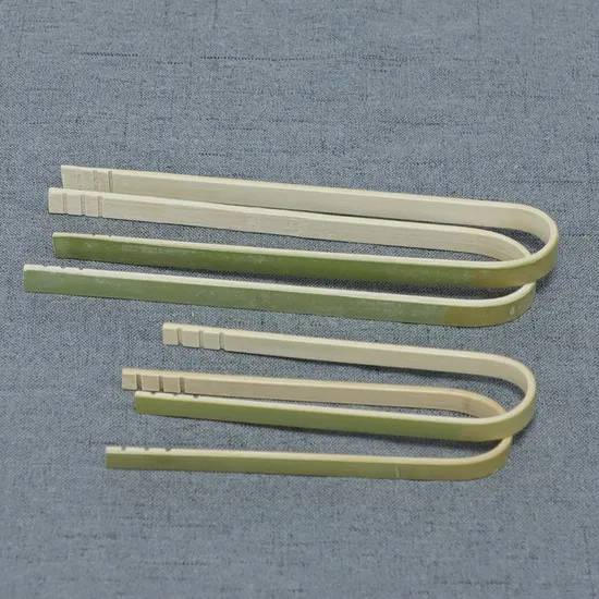 Bamboo Kitchen Utensil Tongs Reusable Bamboo Toast Tongs for Toast Kimchi Fruit and Tea Sushi Kitchen Cooking 