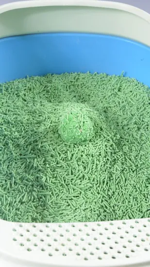 Kittens Favourite Non Sticky Raw Natural Matcha Green Tea/Aloe Vera Clumping Tofu Cat Litter 