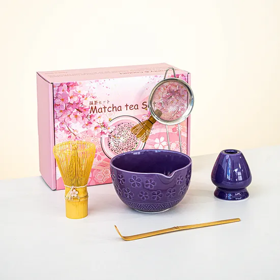 5 PCS Matcha Whisk Set and Bowl Set 