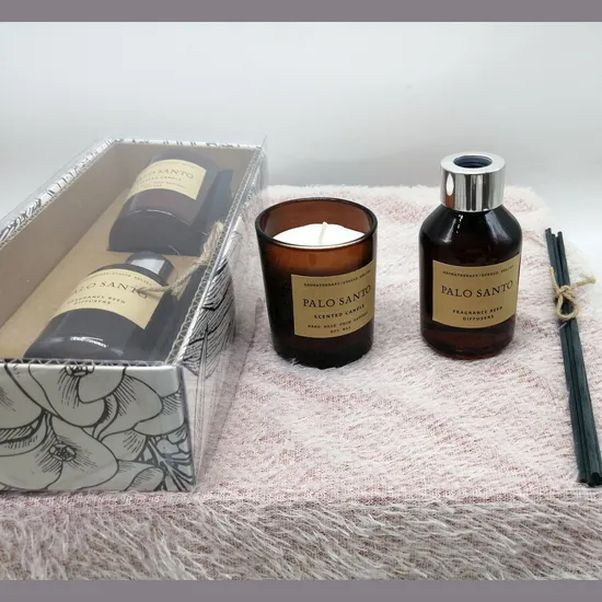 Home Decoration Made in China Decorative Christmas Wholesale Gift Aromatherapy Healing Amber Glass Jar Scented Soy Wax Candle with Lid 