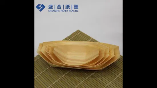 Disposable Sushi Paper Boat for Food Container